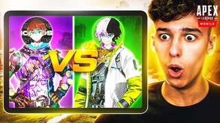*NEW* BEST PLAYERS VS EACH OTHER in Apex Legends Mobile