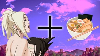 Naruto Characters Eating Ramen