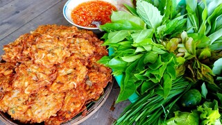 Tép Đồng Chiên Bột Cuốn Rau Rừng, Dân Dã Miền Tây Sông Nước | MTQH