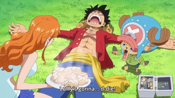 one piece lagi makan 🍙🍜🌭🥪🍝🥘