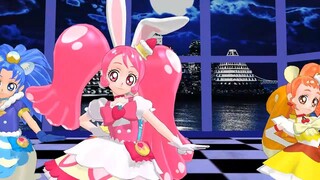 【MMDプリキュア】キュアホイップ＆キュアカスタード＆キュアジェラート＆キュアパルフェでgirls