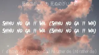 Fujii Kaze- Shinu no ga e-wa(I'd Rather Die) Lyrics sped up