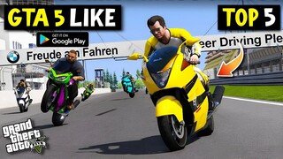 Top 5 Best Game Like GTA 5 New Game on Android Game (With All Games Link)