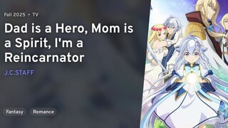 EP 1 - Chichi wa Eiyuu, Haha wa Seirei, Musume no Watashi wa Tenseisha Sub Indo