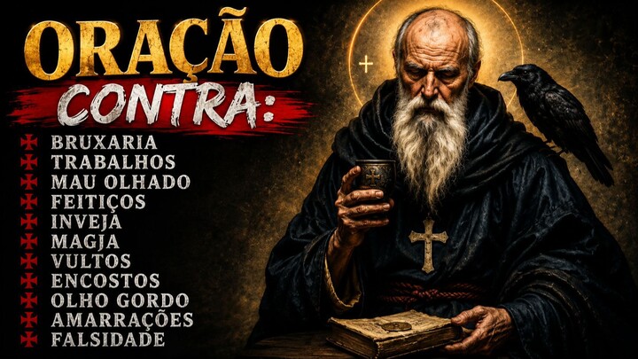 ORAÇÃO DE SÃO BENTO CONTRA TODO O MAL | Proteção Contra as Trevas