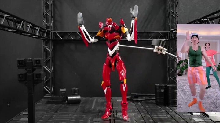 [Stop-motion animation] EVA Unit 2 also dances to "Compendium of Materia Medica"?!
