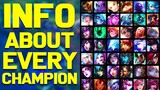 1 Useless Fact About EVERY League of Legends Champion!