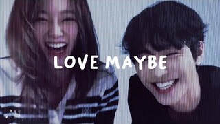 Kim Sejeong ft Ahn Hyo Seop - Love Maybe (Business Proposal OST) Lirik Sub Indonesia