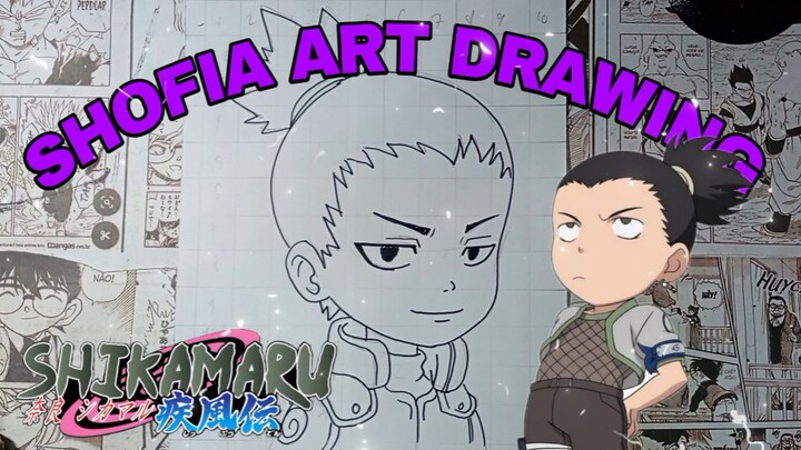 gambar chibi Shikamaru dari anime naruto