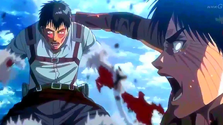 Shingeki no Kyojin Seison 3 Part 2 Ep 5 "A MV" Ei vs Bea st Chitan Zeke & Armin de th