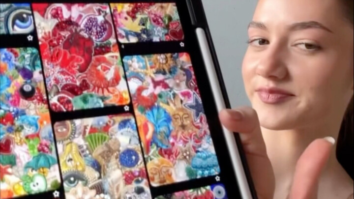 Ốp điện thoại tự làm, cô gái khéo tay quá!