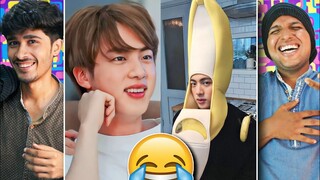Jin Most Cutest And Funniest Moments Reaction | V2funreacts