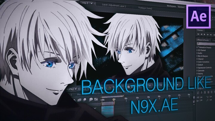 Background Like N9X.AE Tutorial - After Effect