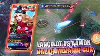 SOLO RANK LANCELOT VS AAMON, KALAH MEKANIK GUA - MOBILE LEGENDS