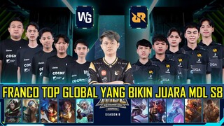 FRANCO TOP GLOBAL PENERUS RRQ VYNNN !! RRQ SENA VS WARMIL GENK GAME 1