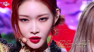 7.10金请夏《Play》打歌舞台！布景舞台好华丽！