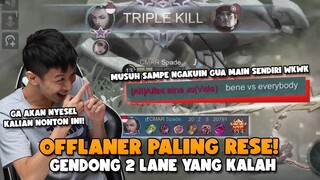 MAEN SALAH SATU OFFLANE TERHARAM SEASON INI.. 2 LANE KALAH AJA TETEP BISA GENDONG SENDIRI!!