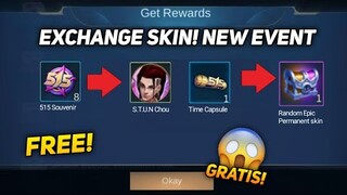 515 SOUVENIR EXCHANGE SKIN AND REWARDS!? (CLAIM YOURS) 2021 NEW EVENT MOBILE LEGENDS BANG BANG
