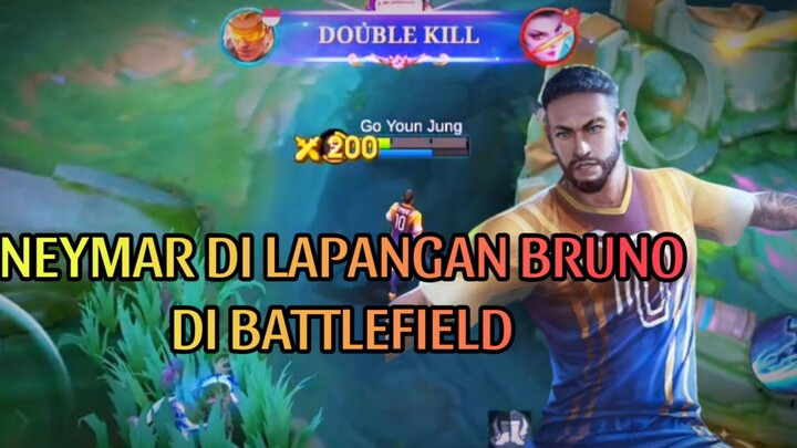 NEYMAR DI LAPANGAN BRUNO DI BATTLEFIELD