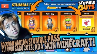 BOCORAN HADIAH STUMBLE PASS DI TAHUN BARU 2023! ADA SKIN MINECRAFT! & NEW EMOT SPECIAL PETASAN?!