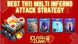 TH11 MULTI INFERNO GOWITCH attack strategy || BEST ARMY Against Multi-Inferno TH11 | Clash of Clans