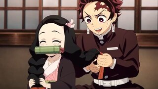 Nezuko being cute and tiny - Demon Slayer