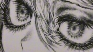 I like to draw eyelashes