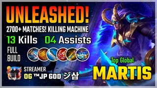 Martis Best Build Gameplay 2020 by OG JP ɢodジ삼 | EPIC SKIN GIVEAWAY - Mobile Legends