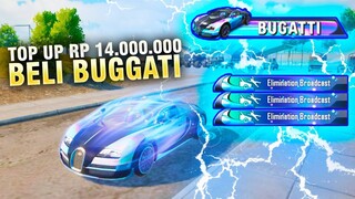 AKU TOP UP RP 14.000.000 BELI MOBIL BUGGATI! BISA KELUAR EFEK SHIELD! - PUBG MOBILE