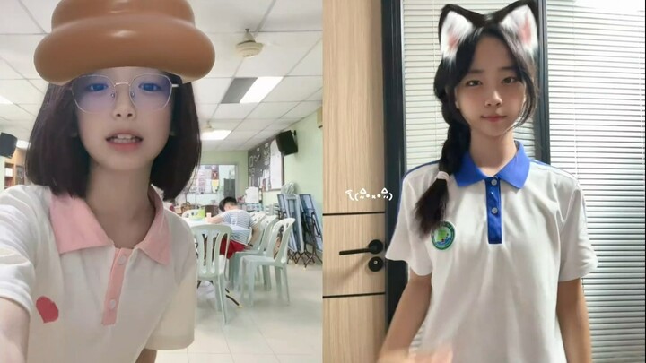 [4.5] Portrait mode: School uniform teen and K-pop ~ #magnetic