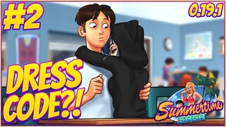 DRESS CODE?! - Summertime Saga Walkthrough Part 2! | Version 0.19.1!