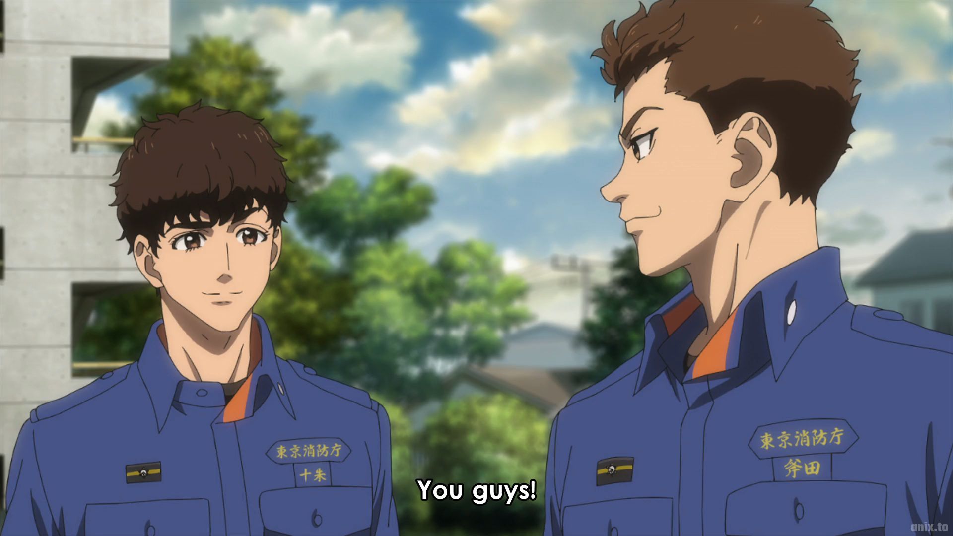 Partners 🤝💙 #firefighterdaigo #animerecommendations #moprani