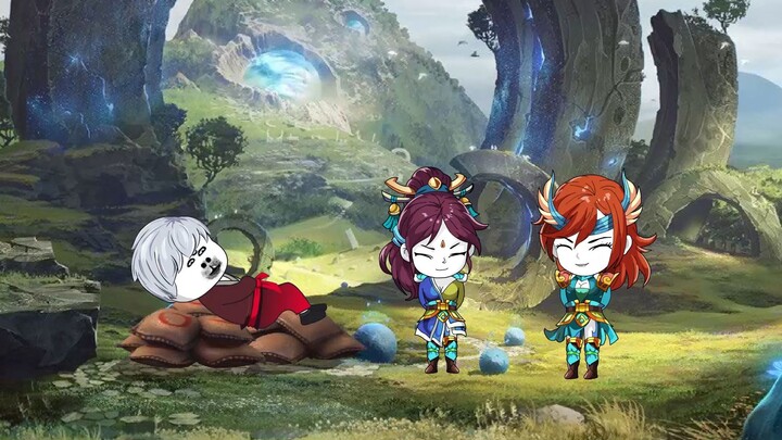 This time there are two beautiful puppets, and Muran’s Wanjie Q Village is becoming more and more po
