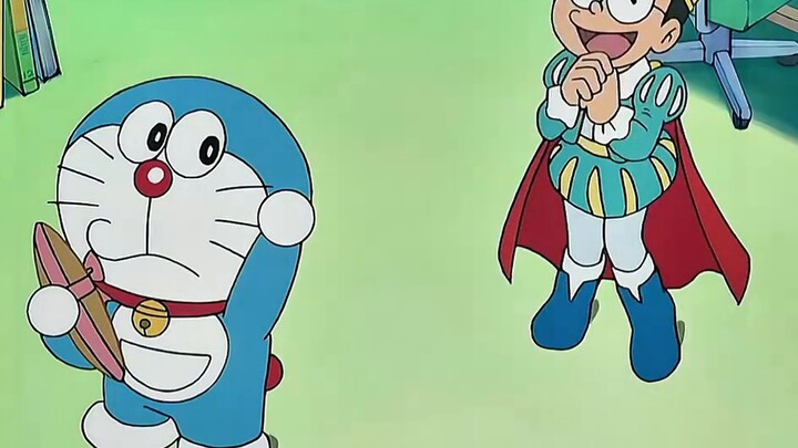 ชิซุกะเผลอเปลี่ยนชายอ้วนสีฟ้าให้กลายเป็นหนูสีฟ้า และโนบิตะยังโชคร้ายกว่านั้นและกลายเป็นกบ