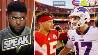 SPEAK | Josh Allen prove he is better Patrick Mahomes - Emmanuel Acho reacts to Bills defeat Chiefs