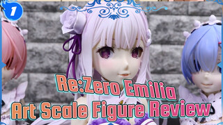 [Ichiban-Kuji] Emilia 1:3 Scale Bust Figure Review - Bandai Got Lazy With Her Fairy Ears_1