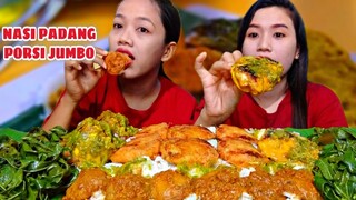 MUKBANG NASI PADANG PORSI JUMBO, NASI PADANG MURAH & ENAK | MUKBANG INDONESIA |