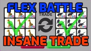 ADOPT ME FLEX BATTLE INSANE TRADE TIKTOK COMPILATION 1 (ADOPT ME RICH PLAYERS)