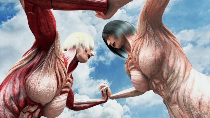 Giantess VS Mikasa Giant