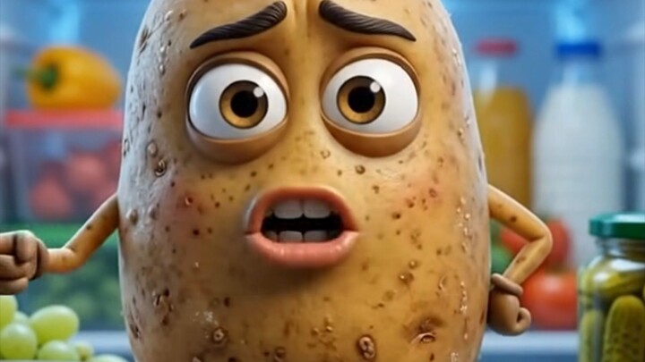 a potato's angry mesege 😢 to human #ai #shorts