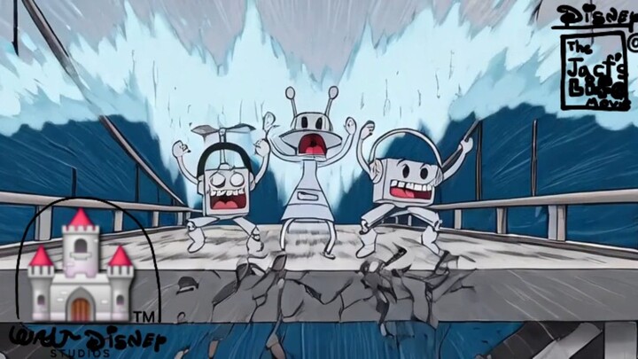 The Jacf's Life Movie - Tsunami Scene (Walt Disney Studios)