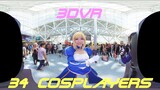 3DVR Sexy Cosplayers at AX2019, Compilation No1, 34 cosplayers, セクシーコスプレまとめNo1