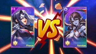 Pharsa vs Apostae - Who's better? 🤔 | Mobile Legends: Adventure