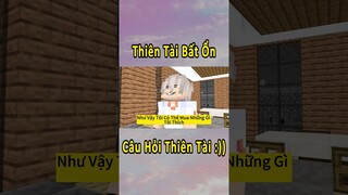 Thiên Tài Bất Ổn Nhất Minecraft - Tập 1 🤣 #shorts