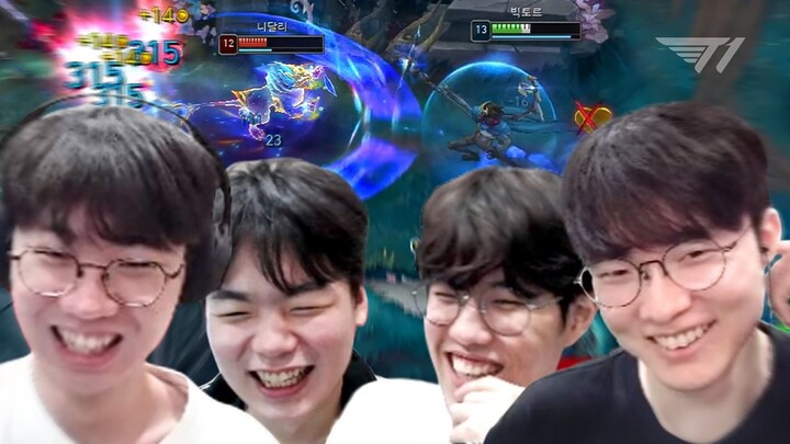 ใช้วิคเตอร์สั่งสอนน้องๆ หน่อย【Faker】