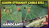 7 STRAIGHT CABLE KILL SPOTS YOU MUST KNOW | LEARN THE STRAIGHT CABLE KILL | MLBB