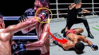 16-YEAR-OLD Muay Thai Prodigy KNOCKS OUT Thai Fighter 🥊🔥