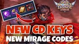 NEW Redeem CD Keys + 4th MIRAGE CODE | Mobile Legends Adventure 2021