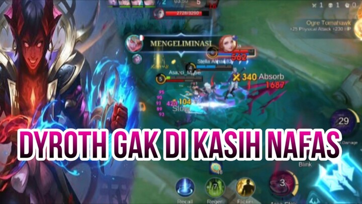 DYROTH GAK DI KASIH NAFAS