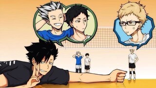 Tsukishima × Kuroo x Bokuto x Akaashi